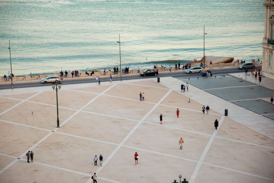 The riverside in Lisbon
